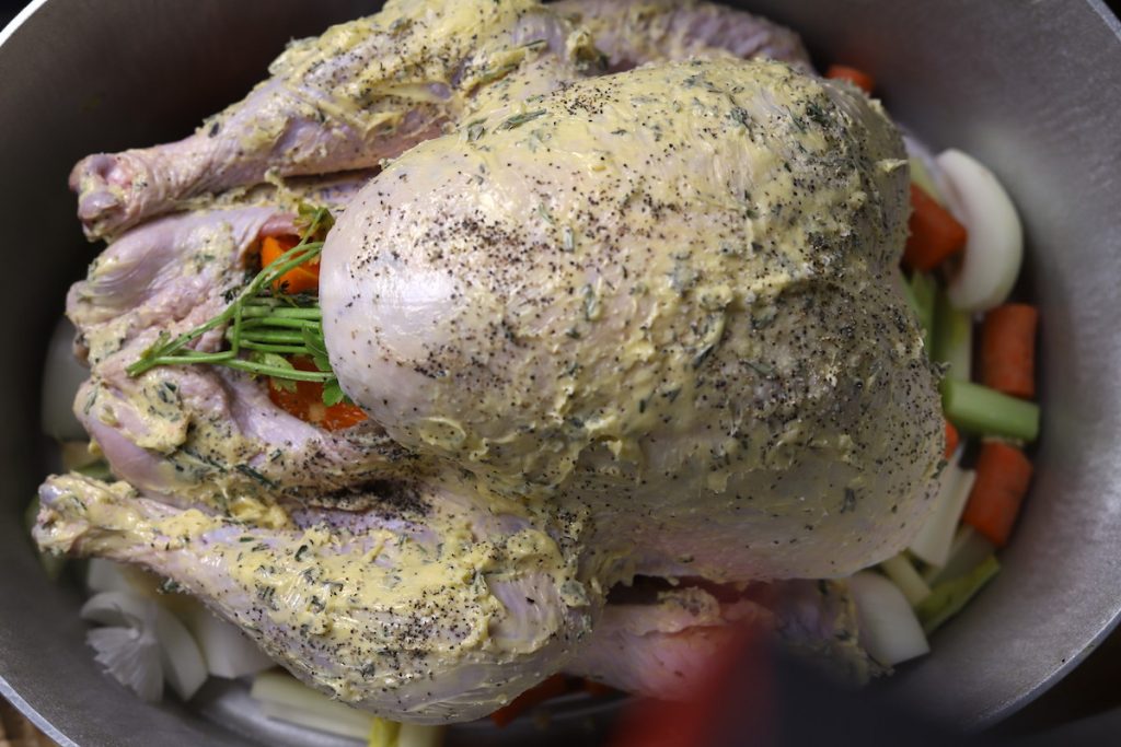 turkey ready for the oven