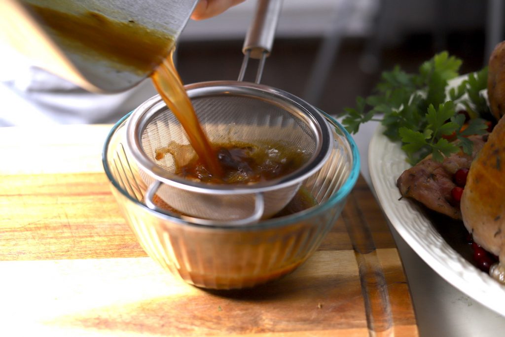drippings for turkey gravy