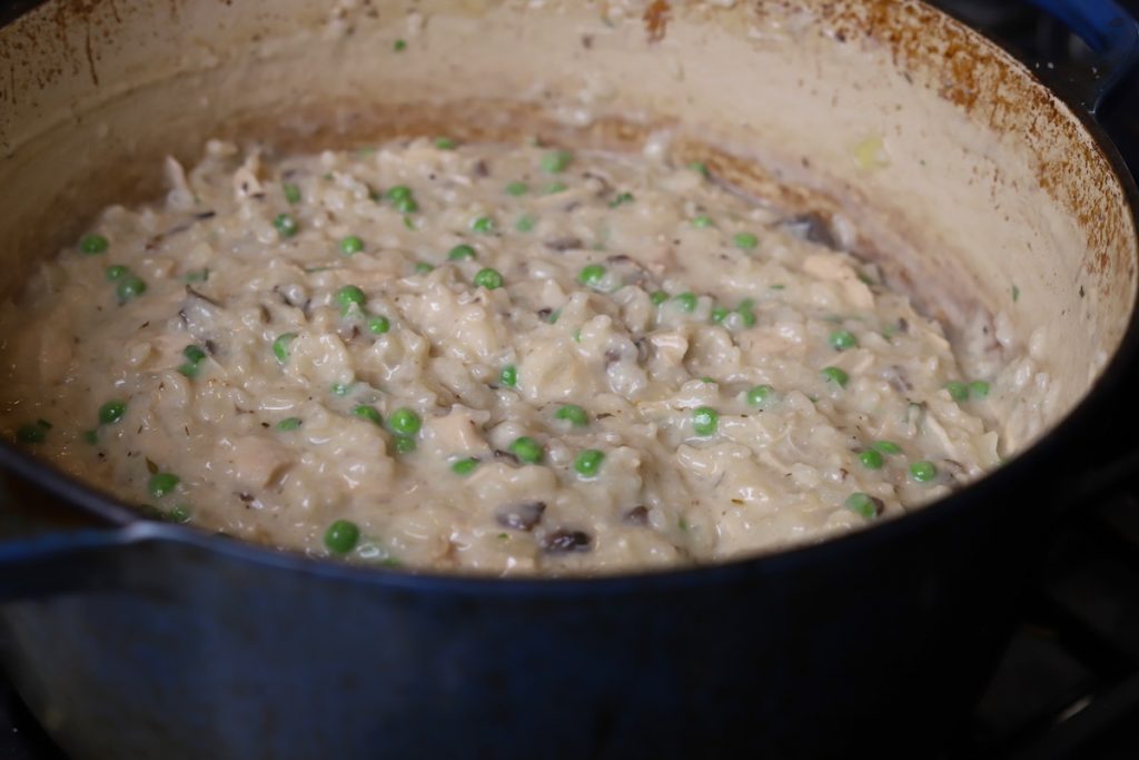 risotto in a pot